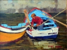 European scenes and coastal landscape and seascape oil paintings by Flint Reed